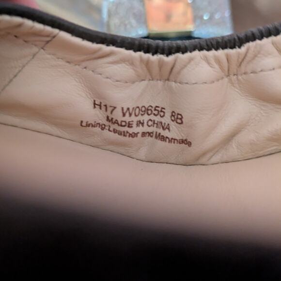 Cole Haan Tali Gray Velvet Glitter Bow Ballet Flats Size 8 - Picture 5 of 7